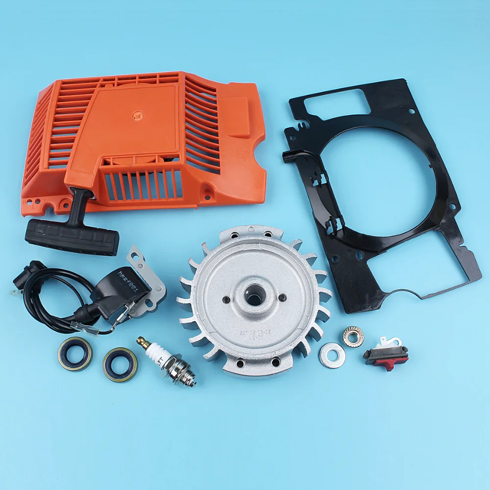 Отдача маховик стартера катушка для Husqvarna 268 272 272XP масляное уплотнение цепной