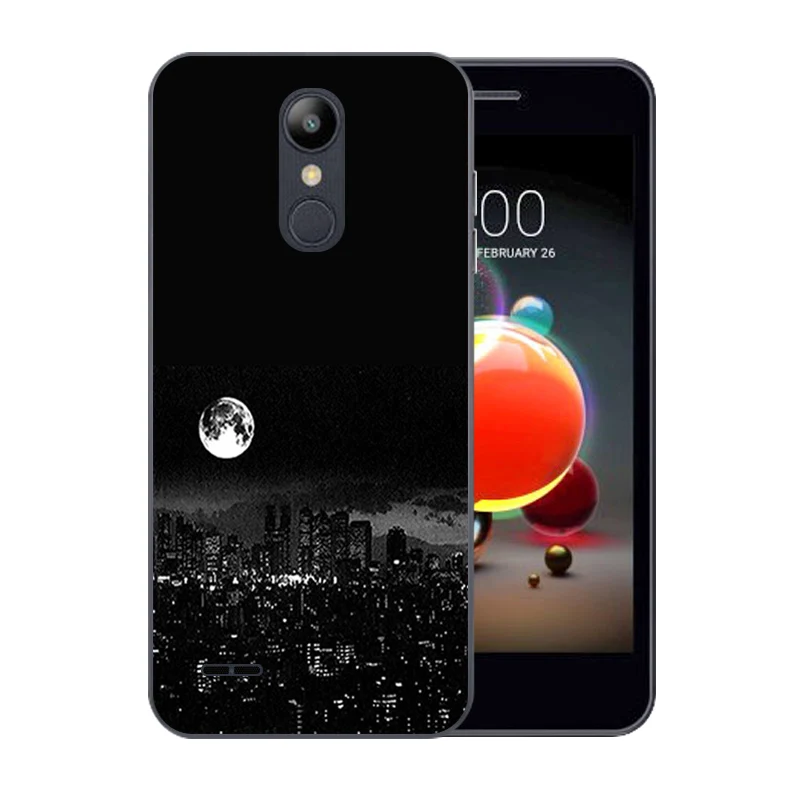 5 0 дюйма чехлы для телефонов LG K9/K8 2018 роскошный чехол из ТПУ с рисунком льда Мягкая