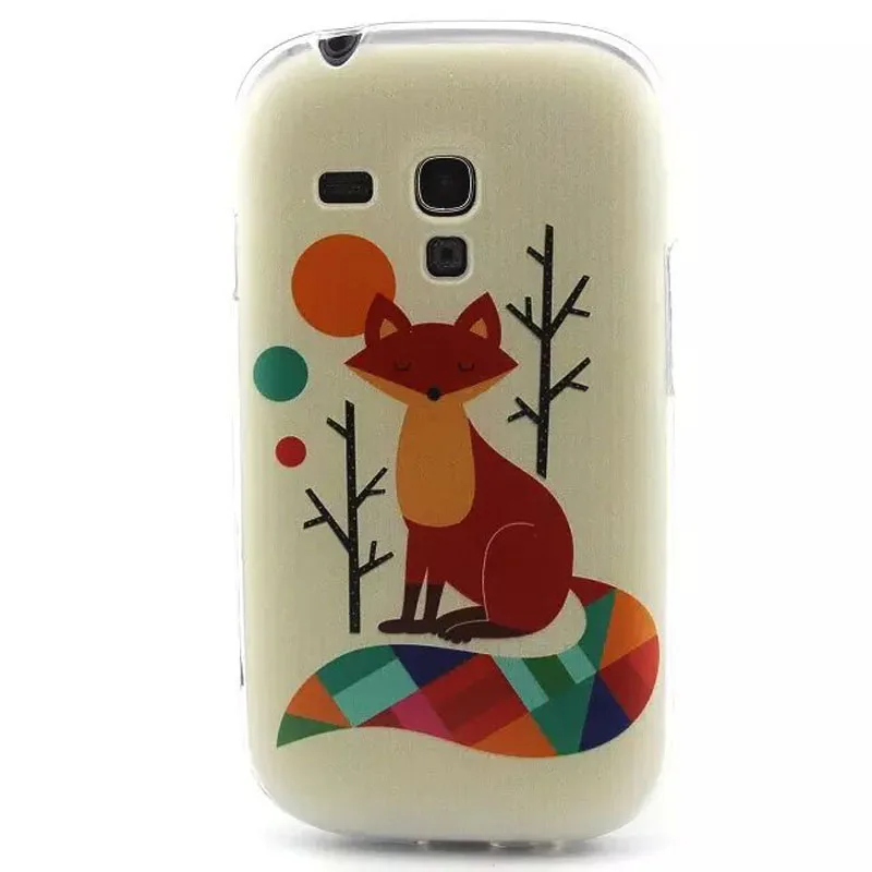 Мода Окрашенные ТПУ Силиконовые Мягкий спс Samsung Galaxy S3 Мини чехол Для Mini I8190