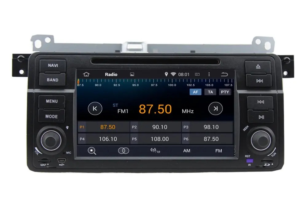 Четырехъядерный процессор dvd-плеер для BMW E46 Android 5.1 DVD GPS Navi Bluetooth радио RDS USB рулевое