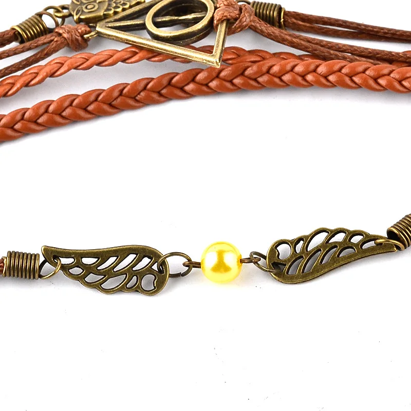 Ретро Браслет Snitch Волшебная школа волшебник фильм подарок для фанатов студентов