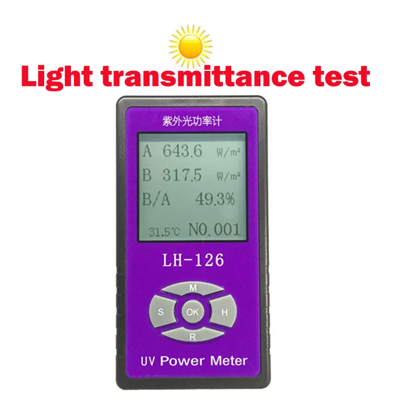 Измеритель мощности УФ излучения детектор барьер тестер скорости Солнечный