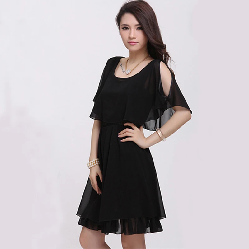 Новинка 2017 года шифоновое платье для женщин летнее Повседневное из