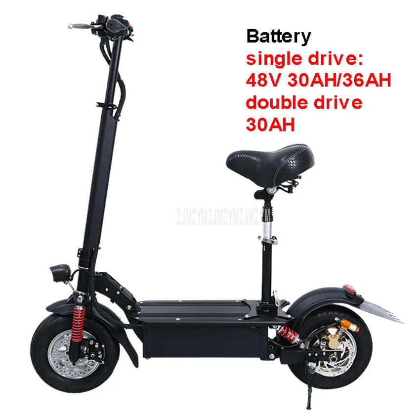 48V 30AH/36AH 11 дюймов колесный электрический самокат для взрослых мини электрический велосипед вместо того, чтобы ходить, фара для электровелосипеда в пройденное расстояние в милях 100 км/120 км
