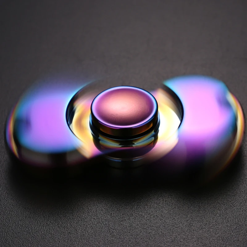 10Pcs/Lot Tri-Spinner Fidget Toy Aluminum Alloy EDC Fidgets Hand Spinner For Autism and ADHD Children Adults Focus Keep | Игрушки и