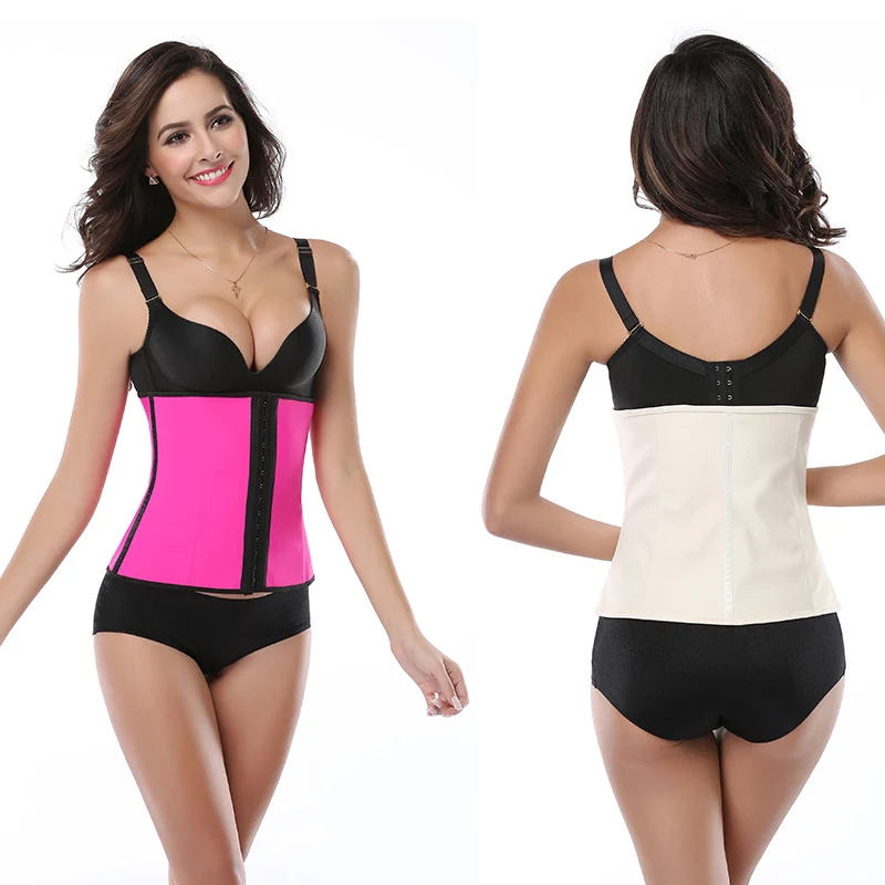 Корсет для коррекции талии из 100% латекса стальной корсет похудения корсаж живота