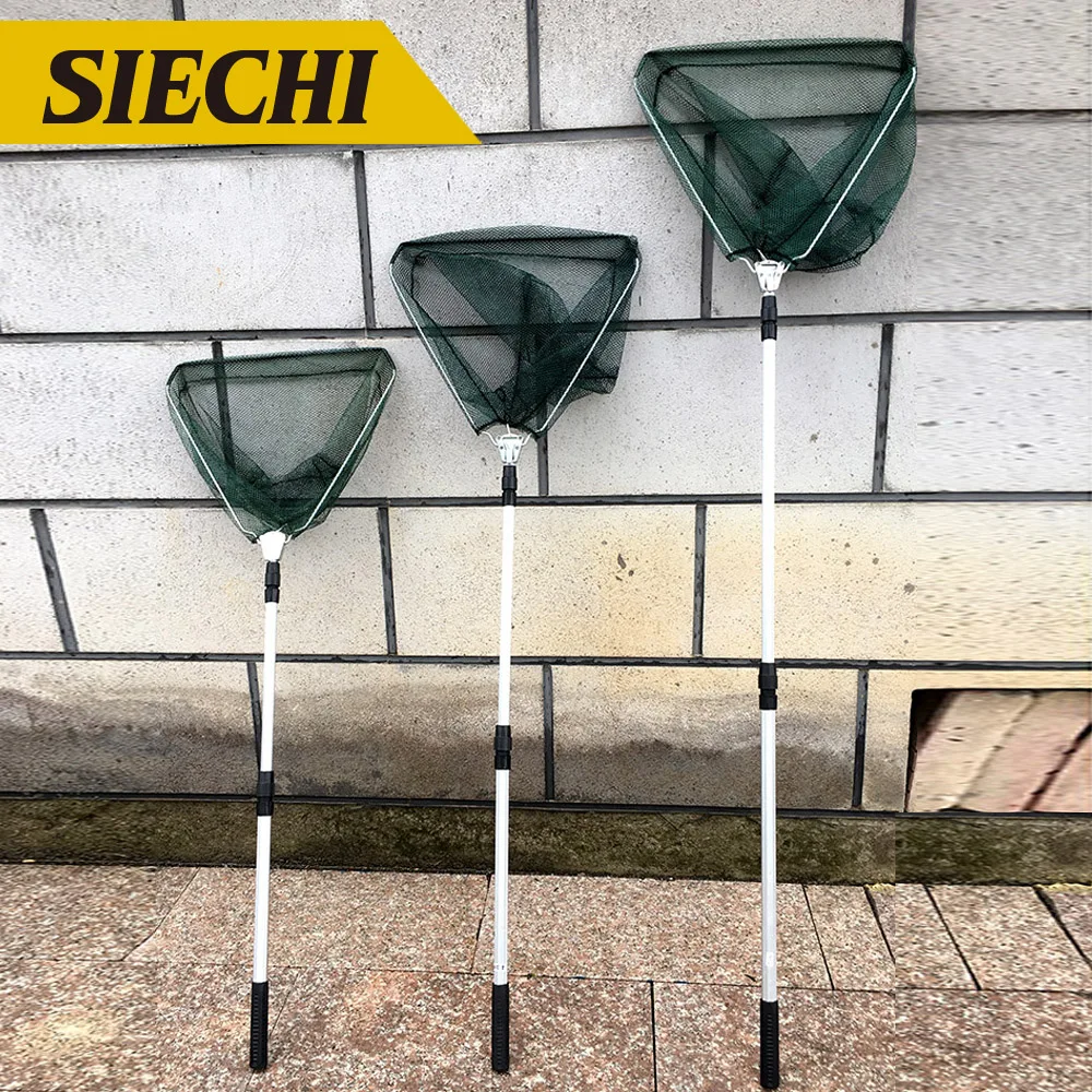 SIECHI 150/170/210 см выдвижная рыболовная сеть из алюминиевого сплава Телескопическая