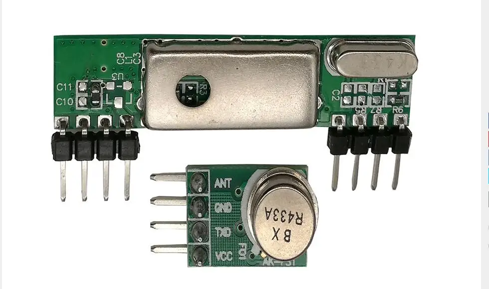 5 в мини 433 МГц Супергетеродинный 3400 RF передатчик и приемник комплект для Arduino ARM MCU