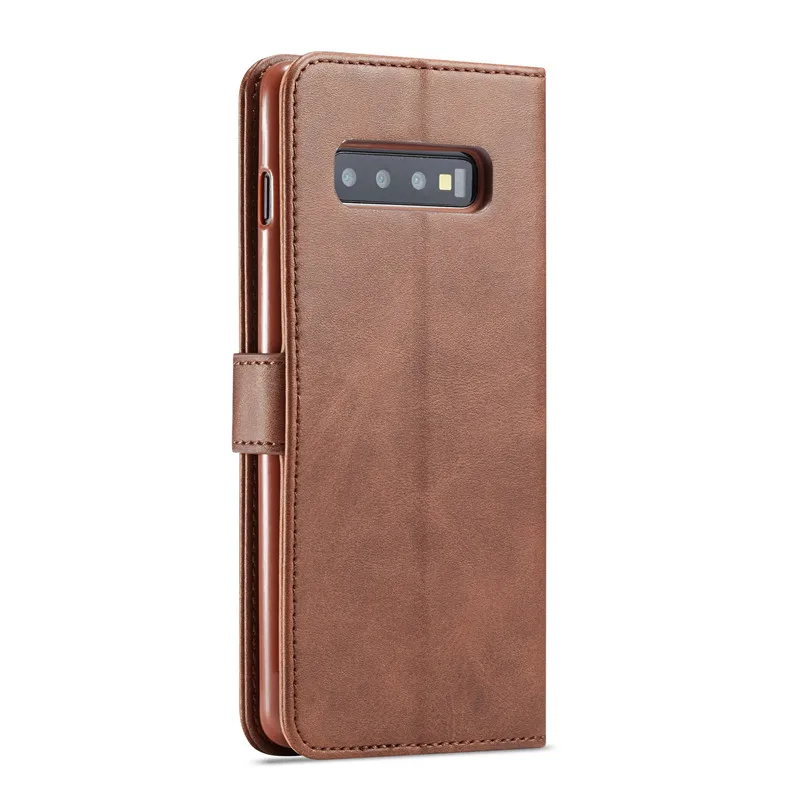 Роскошный кожаный чехол-бумажник для samsung Galaxy S10 S10 Plus с отделением для карт и подставкой, силиконовый мягкий чехол для samsung S10e чехол