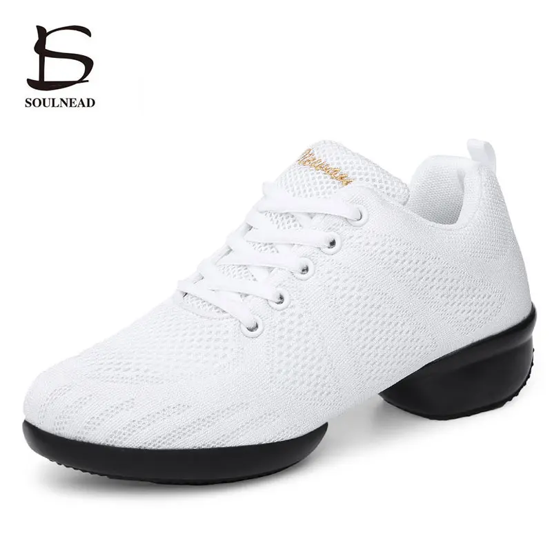 

Jazz Dance Shoes Women's Shoes Ballroom Spring Summer Mesh Breathable Low Modern Ladies Sports Shoes Outdoor Dancing Sneakers