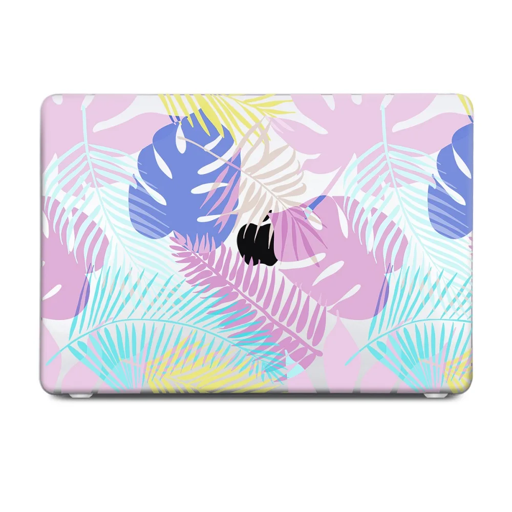 Чехол для ноутбука Apple MacBook Air Pro retina 11 12 13 15 для mac book New Pro 13 15 с сенсорной панелью 3D тисненый чехол с цветами