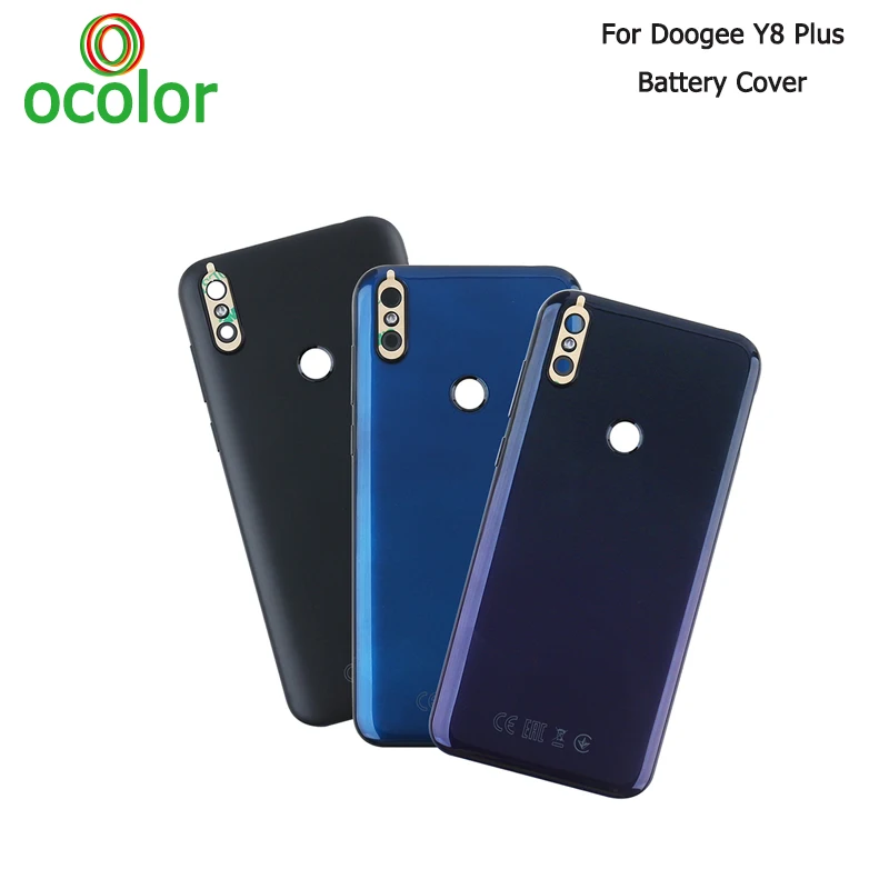 Ocolor Для Doogee Y8 Plus крышка аккумулятора защитная задняя подходит для замены 6 21