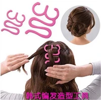 2pcs hair style braider tool professional sponge plait hair twist hair styling tools hair disk for women beauty tools