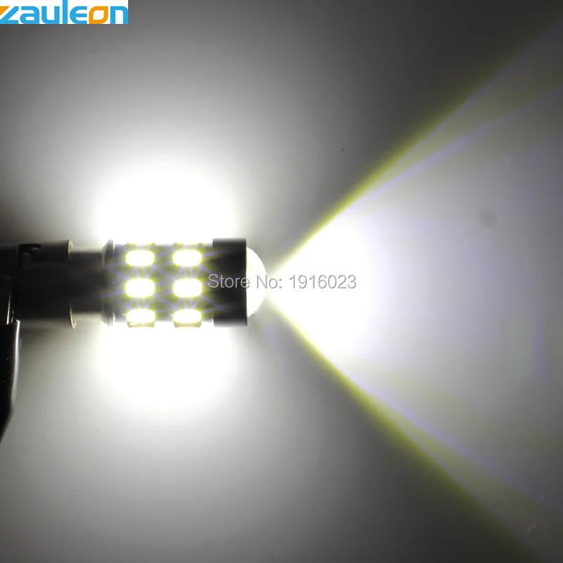 Zauleon 2 шт. S25 BAY15D P21/5 Вт 1157 LED Белый DRL обратный резервный сигнал поворота авто Замена