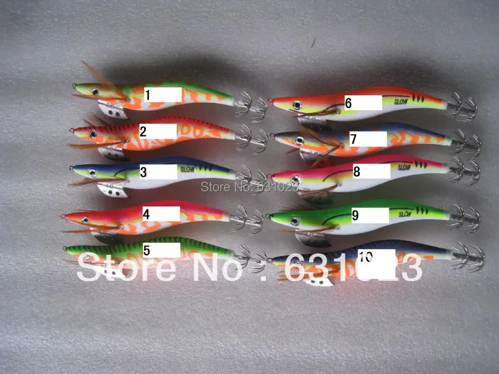 MR OCTOPUS 10pcsfishing приманка кальмарные Джиги бионические креветки светящиеся в dark.4.0 #