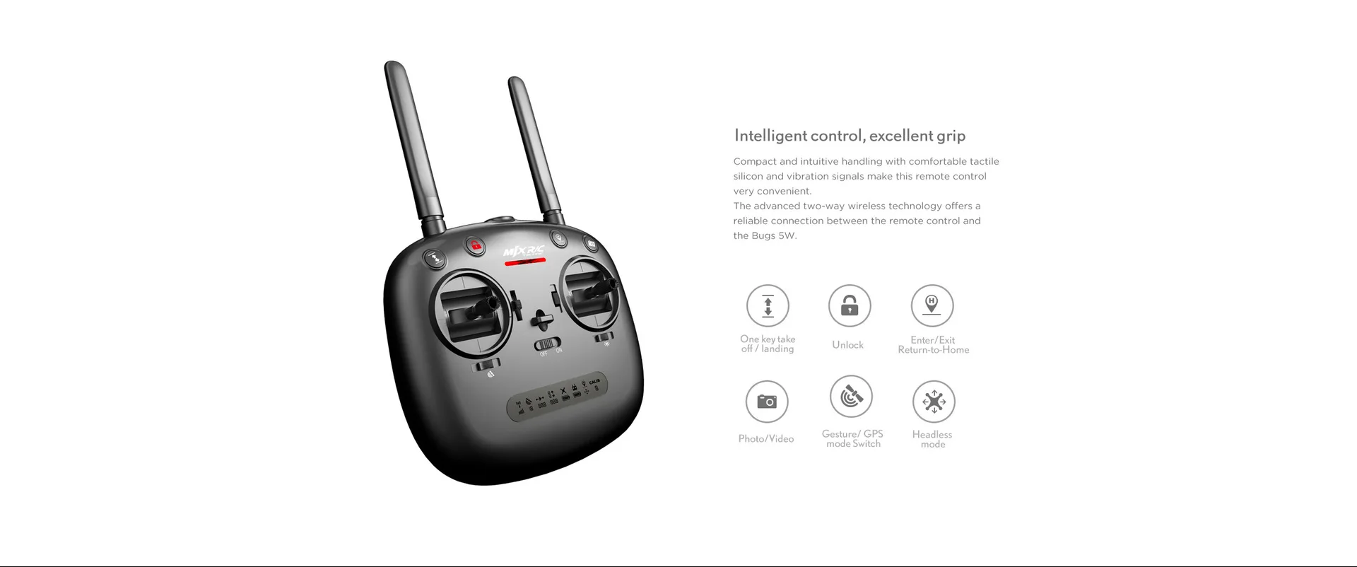 MJX Bugs 5 W(B5W) Wi-Fi FPV 1080 P камера/Waypoints/Point of Interest/удержание высоты/один ключ следуют за радиоуправляемым дроном 3 батареи