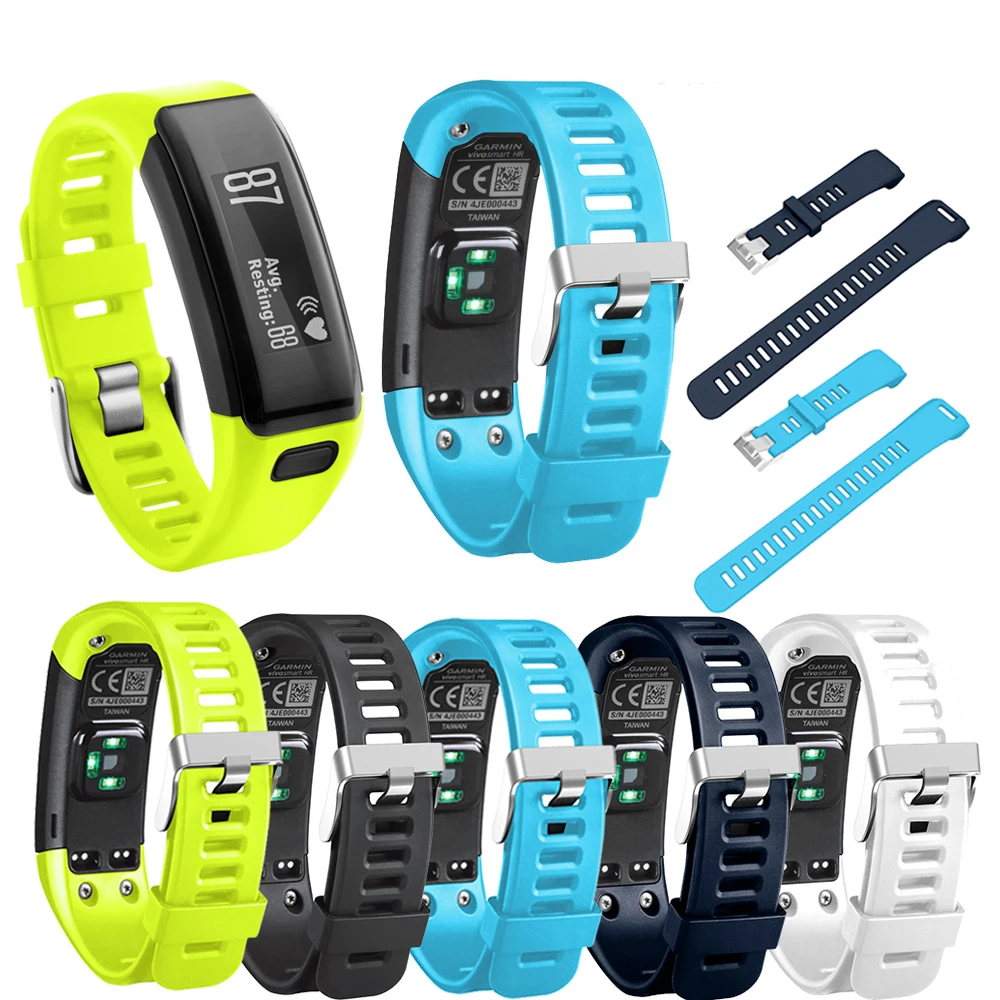 Мягкий силиконовый ремешок для часов сменный на запястье часы Garmin vivosmart HR Браслет