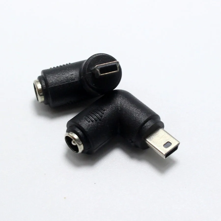 NinthQua 1 шт. 5 5x2 мм розетка к Мини USB штекер контактов постоянного тока 90 градусов