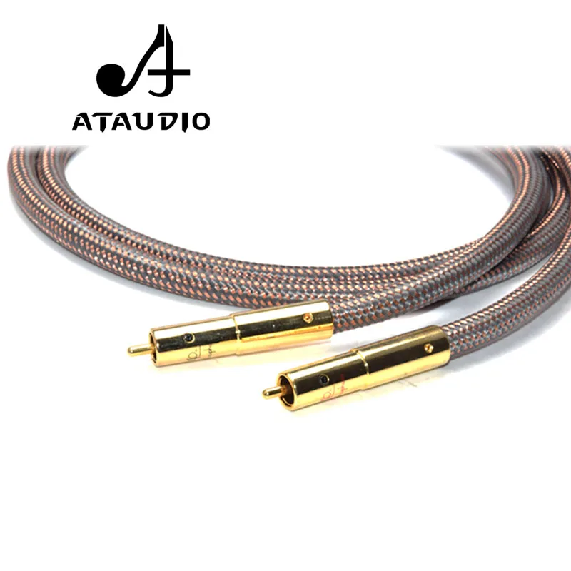 ATAUDIO Hifi RCA кабель Accuphase 40th Anniversary Edition OCC Чистый медный Соединительный аудио