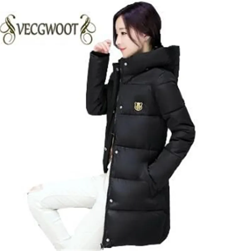 Зимняя теплая Женская хлопковая куртка с капюшоном 2020 Новая модная однотонная