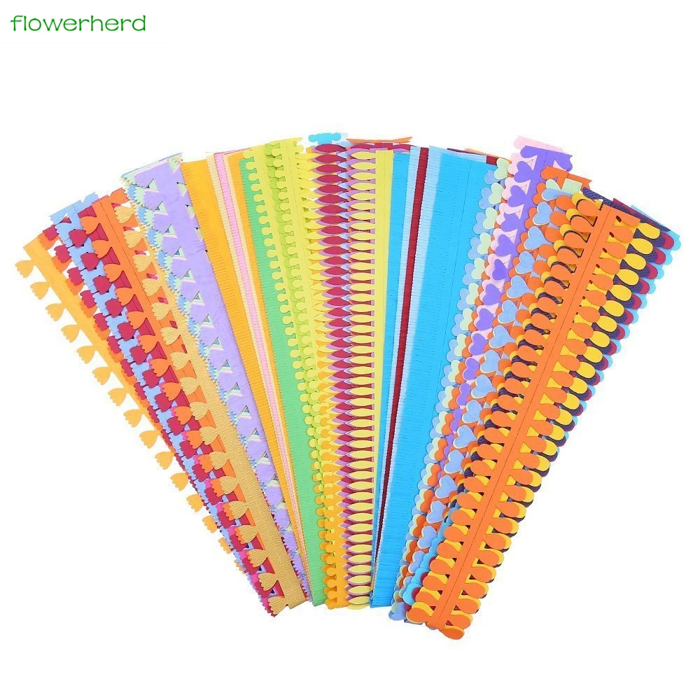 

80pcs 30cm High Quality Stripes Quilling Paper Flower Mixed Color Origami Paper Hand Craft DIY Supply for Home Kids Gift