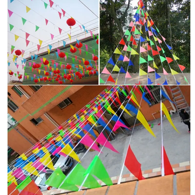 Горячая Распродажа баннер 164 футов разноцветный нейлоновый флаг вымпелер 100