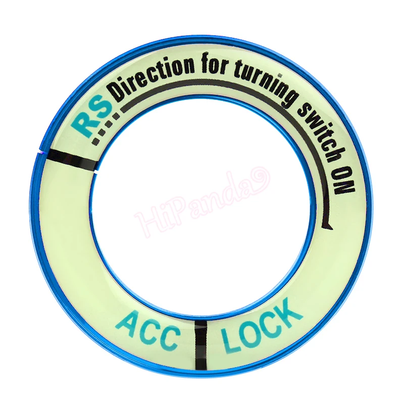 Стайлинга автомобилей алюминиевого сплава украшения светящаяся наклейка на