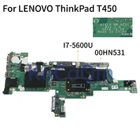 kocoqin laptop motherboard for lenovo thinkpad t450 i7 5600u mainboard aivl0 nm a251 00hn531