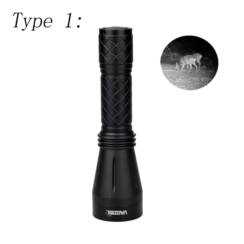 Package 1 ИК 10 Вт 940nm инфракрасный Ночное видение Охота фонарик светодиодный открытый тактическое оружие, фонарик+ 18650+ Зарядное устройство+ прицел крепление+ переключатель - Color: Package 1