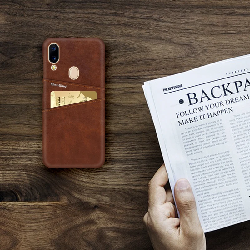Роскошный винтажный кожаный чехол для телефона Ulefone X с отделением карт из