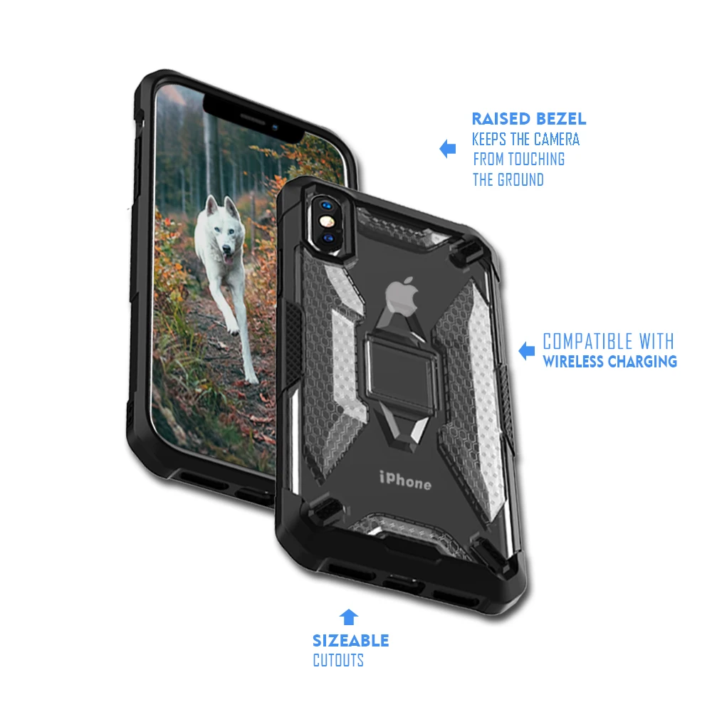 Heavy Duty Protection Armor Phone Case for iPhone 10 XS MAX Bumper Luxury Shockproof Hard Cover XSMAX PH05 |