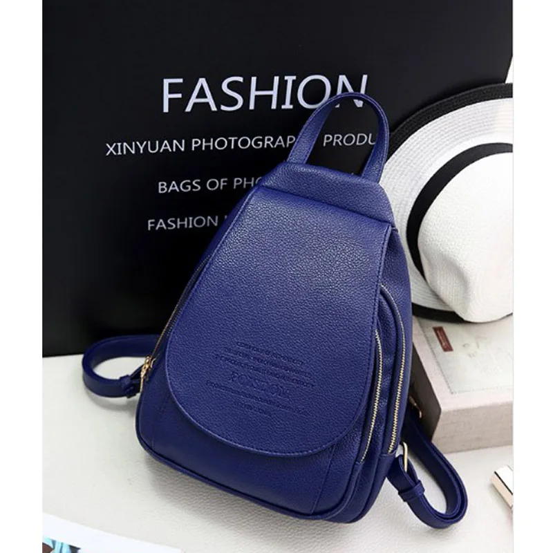 Мода плеча рюкзак для женщин Новинка 2018 года волна женский PU дикий Мумия сумка