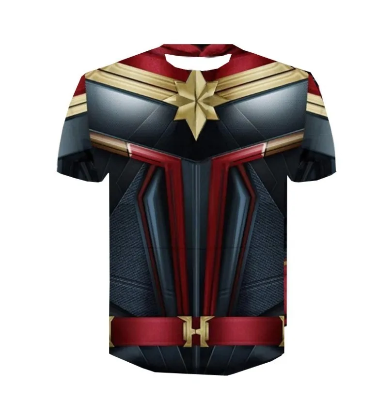 Summer 2019 men's t-shirts avengers 4 final Cosplay quantum kingdom 3d-printed and women's short-sleeved | Мужская одежда