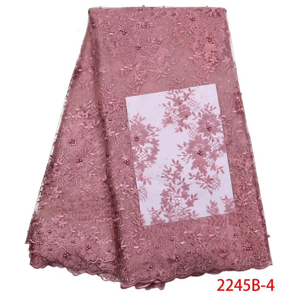 Новинка 2018 африканская кружевная ткань жадность высокое качество лента 5 ярдов