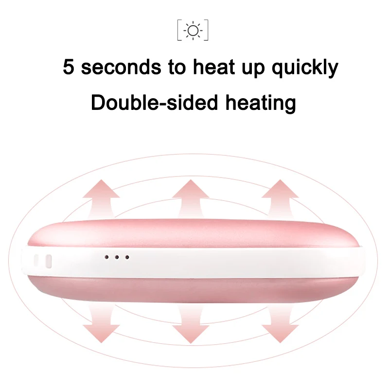 3000 мА/ч грелка для рук Перезаряжаемые Карманный обогреватель телефон Мощность