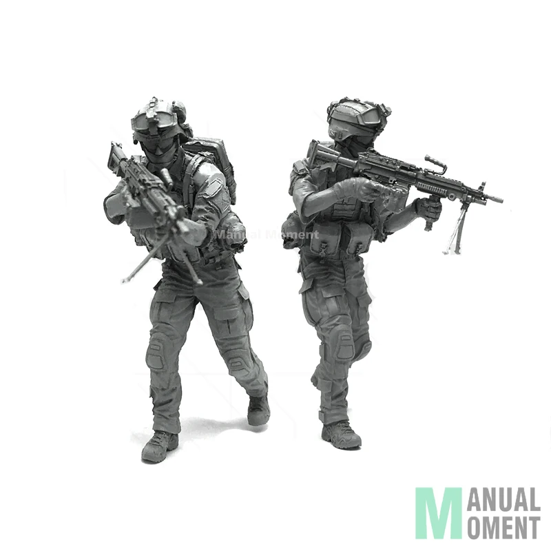 Миниатюрный 1/35 современный армейский Синий Дьявол воин E индивидуальный Солдат