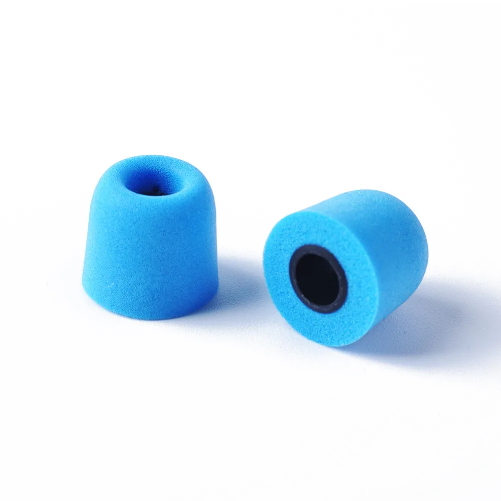 blue KZ 1 пара(2 шт) 5 мм T400 шумоизоляционные пены памяти ушные наконечники ушные вкладыши для ушных наушников вкладыши гарнитура для AS10 BA10 - Цвет: blue