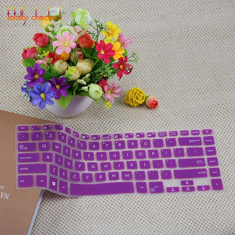 purple Защитная обложка для клавиатуры для ноутбука Asus Vivobook F510Ua X510 Vivobook S S15 15," Zenbook Pro Ux550 Ux580 15,6 Тетрадь - Цвет: purple