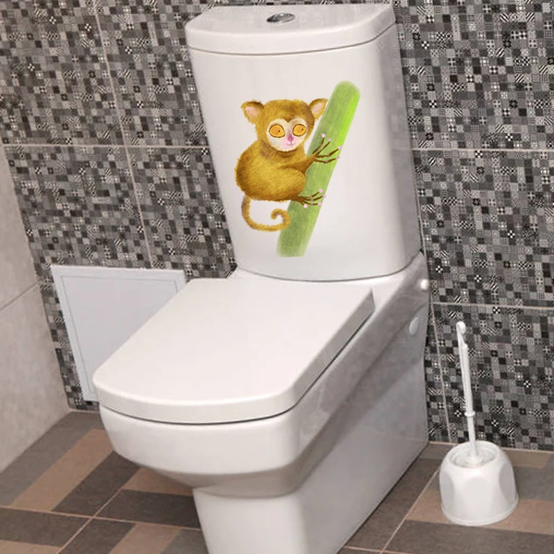 YOJA 17 1X22 5 см Милая паук Обезьяна с пересекающимися ветками настенные наклейки для