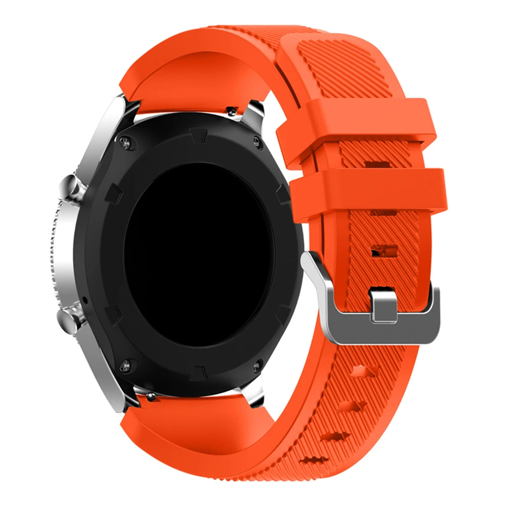 

Bemorcabo 22mm Gear S3 Silicone Watch Band Bracelet Replacement Watch Wrist Strap for Samsung Gear S3 Classic/Frontier 19 Colors