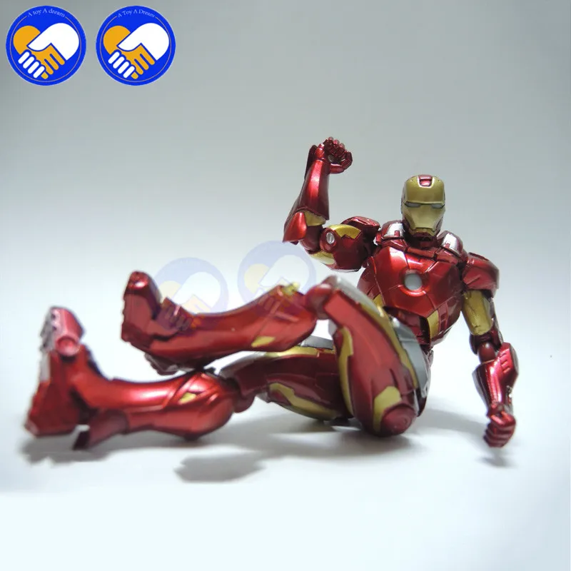 2018 Новый 15 см Железный человек MK7 Figma MAX EX 018 217 с диваном фигурка игрушки супергерой