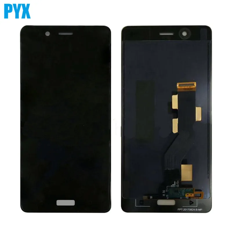 Полный ЖК дисплей для Nokia 8 N8 TA 1012 1004 1052 экран с кодирующий преобразователь