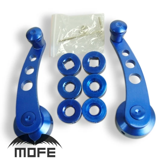

Billet Aluminum Manual Window Winder Crank For Truck Car Door Purple Blue