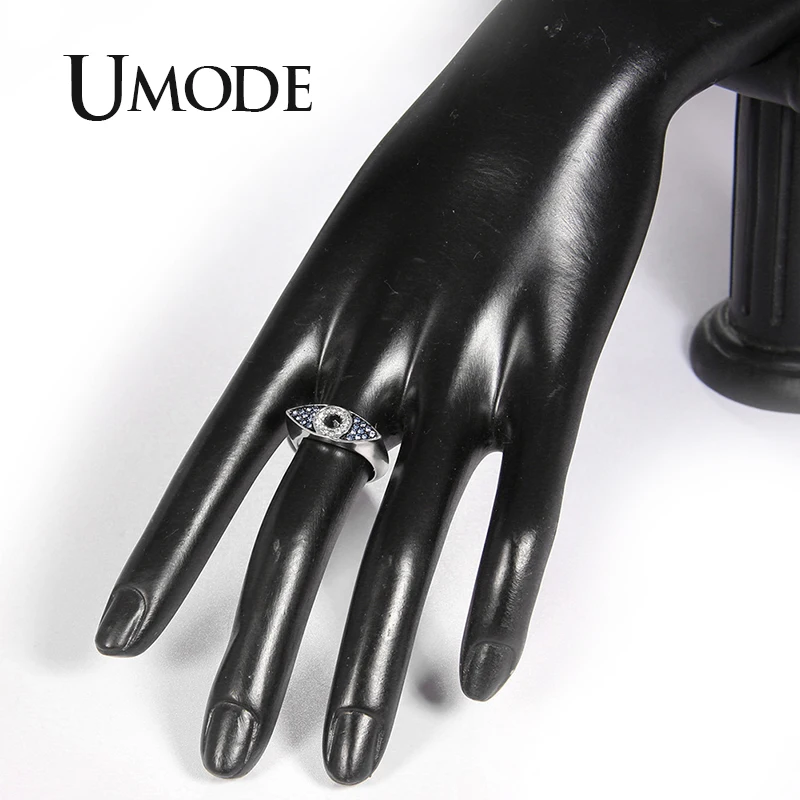 Кольцо UMODE женское круглое из розового и белого золота ювелирные Кольца