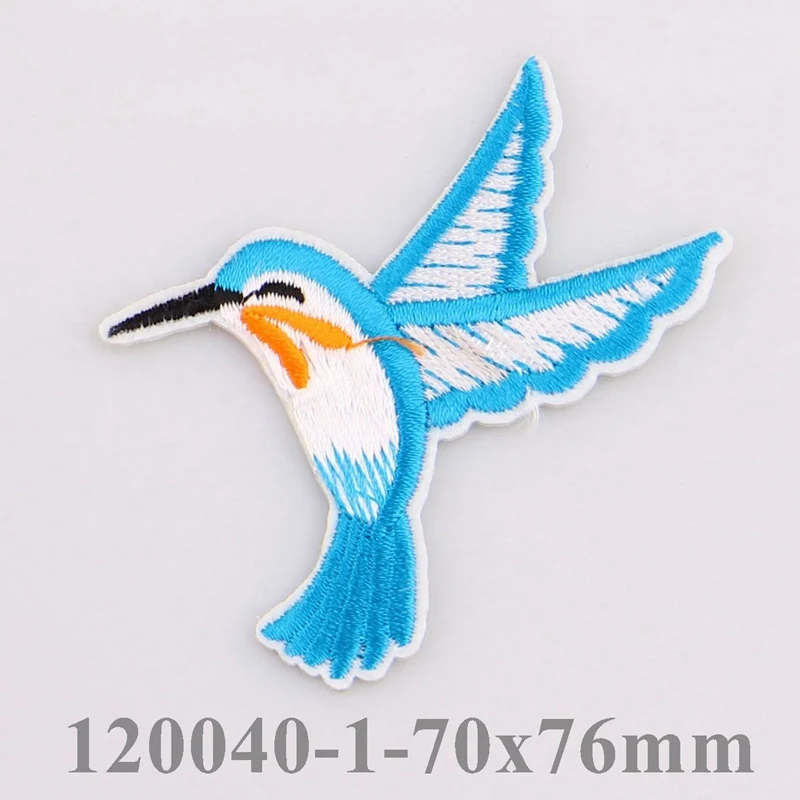 1 шт. милые патчи с птицами железная вышивка симпатичная тканевая нашивка для