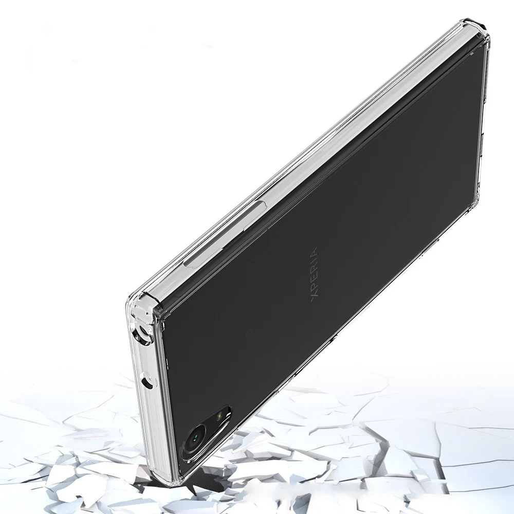 Для sony Xperia XA1 Plus чехол Кристальный Гибридный Бампер прозрачный жесткий акриловый защитный чехол для телефона задняя крышка для sony XA1 Plus G3412 5," Coque