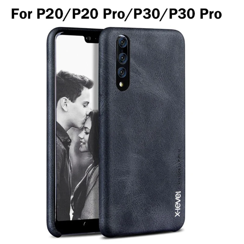 Huawei P30 Pro Кожаный чехол X Level из искусственной кожи защитный на заднюю панель