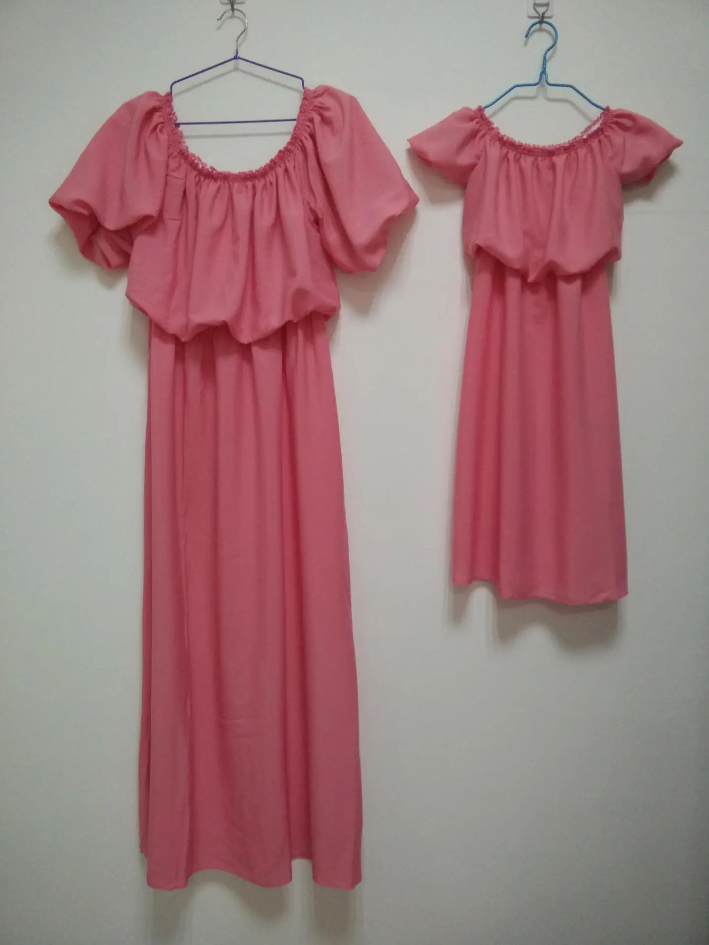 Одежда для мамы и дочки платья Мать дочь одежда элегантное платье семейной