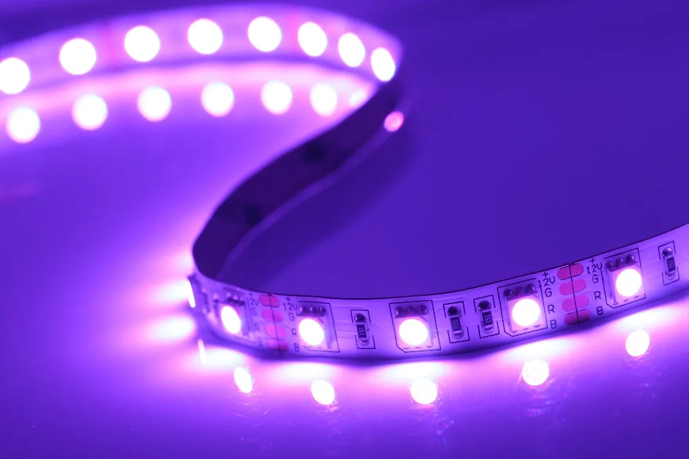 Гибкая светодиодная лента RGB 5050 SMD 12 в 60 светодиодный одов/м 5 м 300 светодиодов не