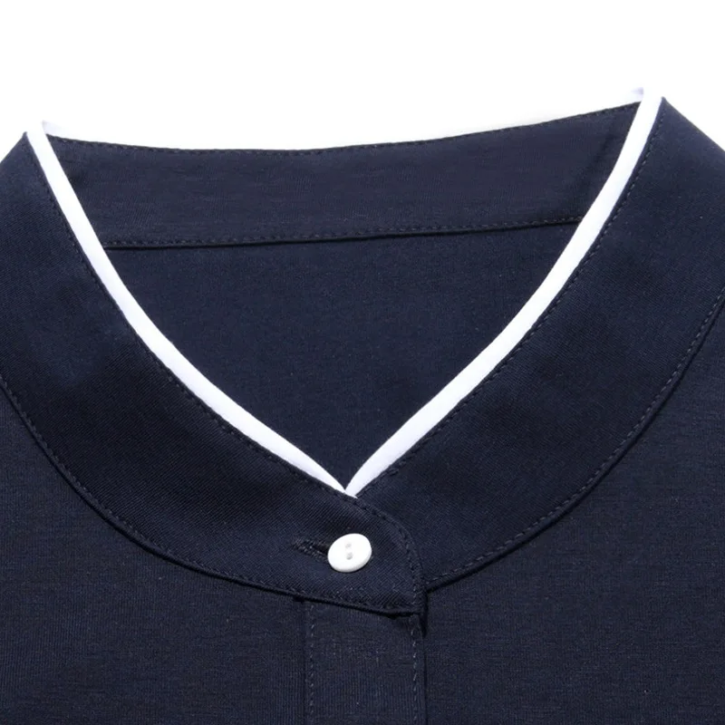 

Vogue Men T-shirt Vogue New Collar Solid Color Casual Pullover Men Fashion Slim Cotton Breathable Men Clothing Top
